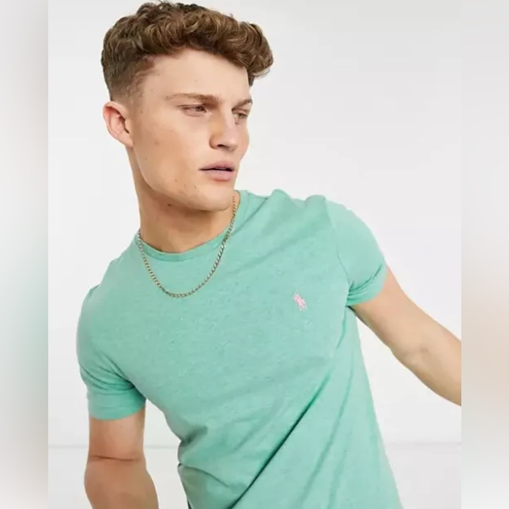 Men’s‎ Ralph Lauren Polo signature green top size M